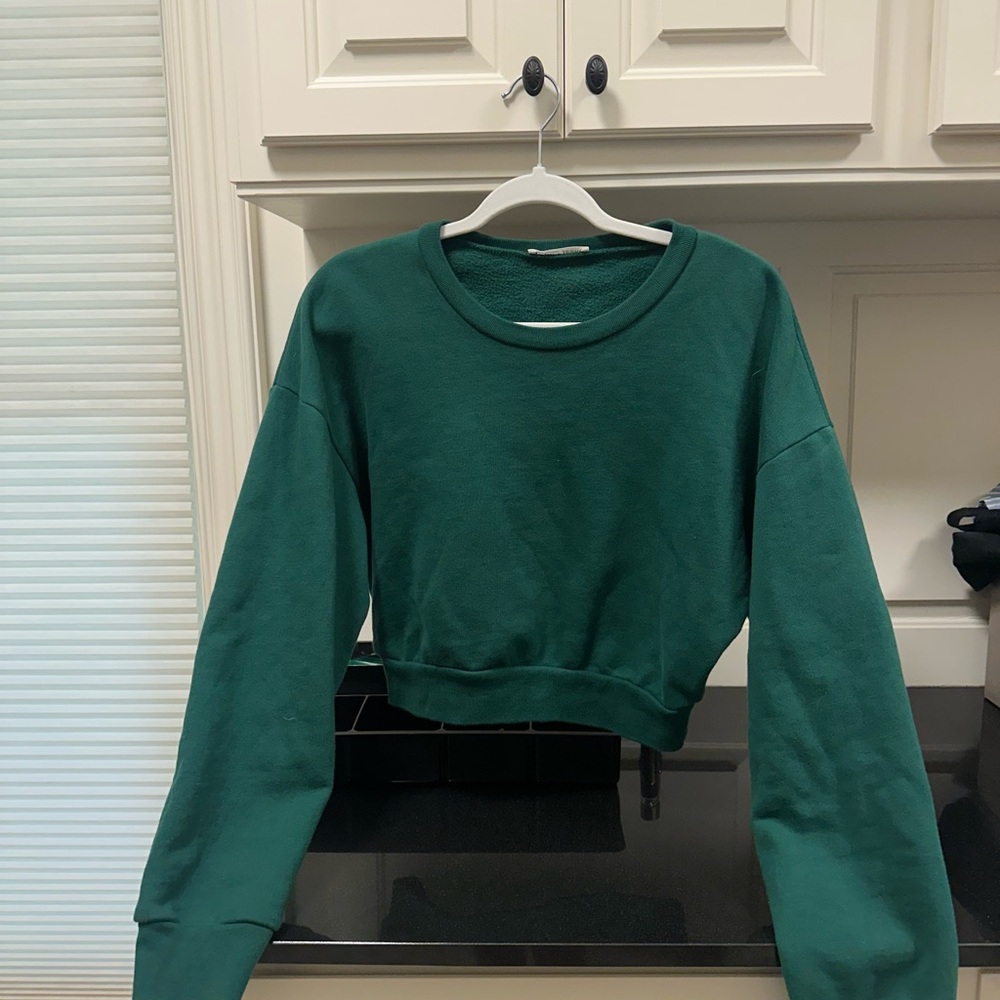 Reformation cropped sweatshirt